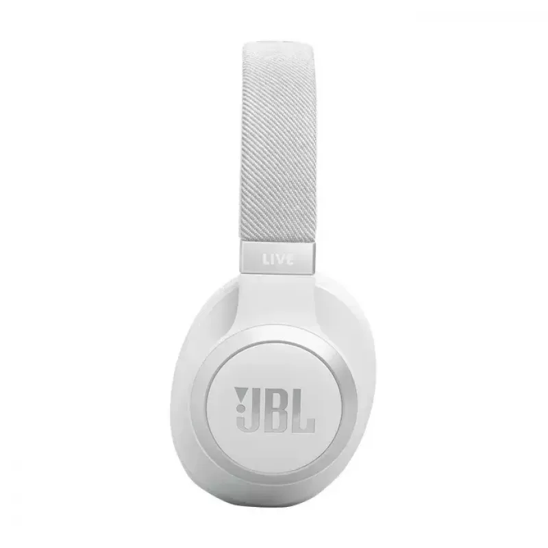 Auscultadores JBL Live 770NC over-ear, sem fios, chamadas/música, Bluetooth, branco