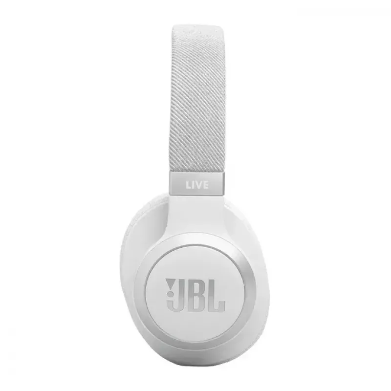 Auscultadores JBL Live 770NC over-ear, sem fios, chamadas/música, Bluetooth, branco