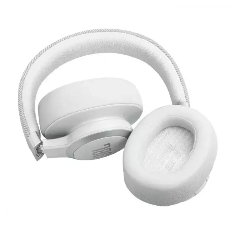 Auscultadores JBL Live 770NC over-ear, sem fios, chamadas/música, Bluetooth, branco