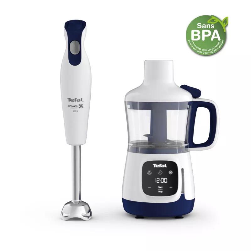 Misturadora de cozinha Tefal Yummy Gourmet HB55W4 0,8 L 600 W branco
