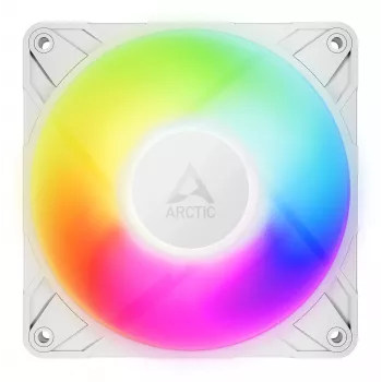 ARCTIC Freezer P12 Pro A-RGB (branco) - pack de 3 ventoinhas A-RGB PWM de 120 mm com divisor de cabos