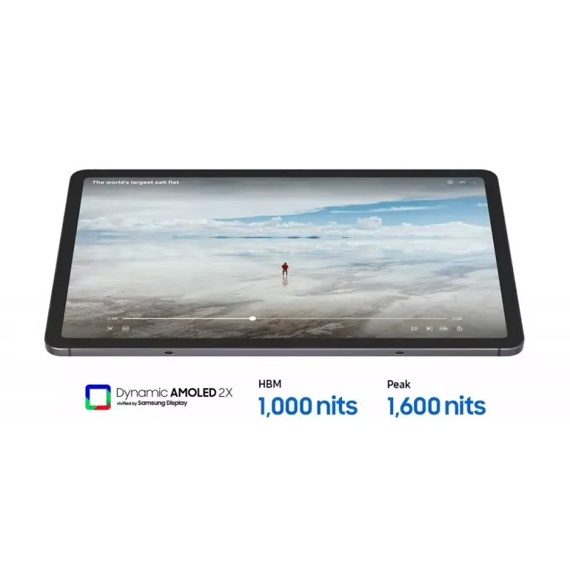 Tablet Samsung Galaxy Tab S11 5G 11 polegadas 12GB RAM 256GB, ecrã 2560x1600, IP68, câmara traseira 13MP, câmara frontal 12MP