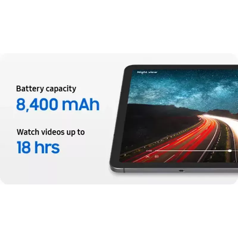Tablet Samsung Galaxy Tab S11 5G 11 polegadas 12GB RAM 256GB, ecrã 2560x1600, IP68, câmara traseira 13MP, câmara frontal 12MP