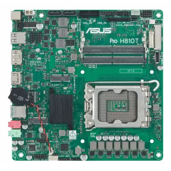 Placa-mãe ASUS Pro H810T-CSM Intel H810 LGA 1851 Mini ITX DDR5 128GB