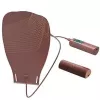 Máscara LED para mãos Garett Beauty Skin Ritual Hands, 7 cores de luz, 150 LEDs, 4 níveis de intensidade, recarregável, silicone, castanho