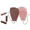 Máscara LED para mãos Garett Beauty Skin Ritual Hands, 7 cores de luz, 150 LEDs, 4 níveis de intensidade, recarregável, silicone, castanho
