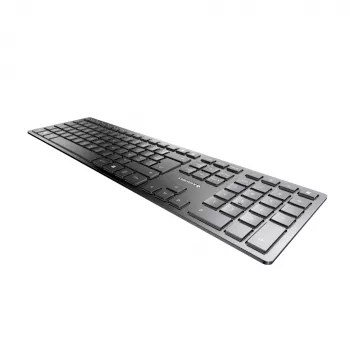 Teclado CHERRY KW 9100 fino universal RF Wireless + Bluetooth AZERTY francês preto