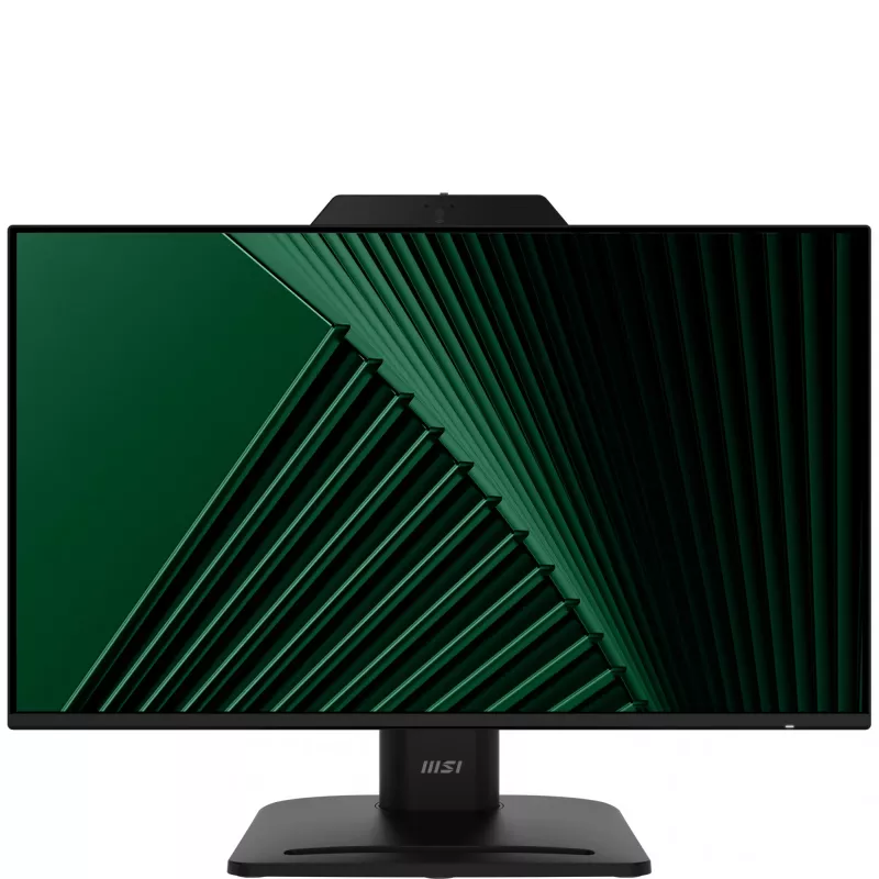 MSI PRO MP242PMGDE monitor de 23,8 polegadas (60,5 cm), Full HD 1920x1080, IPS, 120 Hz, 1 ms, câmara web, microfone, hub USB, HDMI, DP, VGA, preto