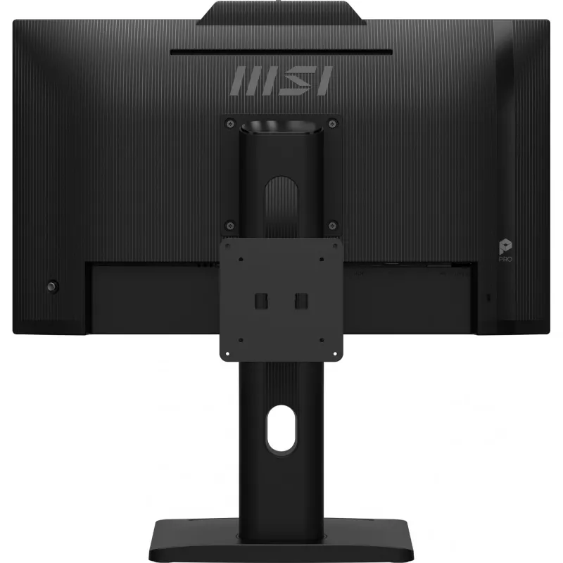 MSI PRO MP242PMGDE monitor de 23,8 polegadas (60,5 cm), Full HD 1920x1080, IPS, 120 Hz, 1 ms, câmara web, microfone, hub USB, HDMI, DP, VGA, preto