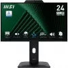 MSI PRO MP242PMGDE monitor de 23,8 polegadas (60,5 cm), Full HD 1920x1080, IPS, 120 Hz, 1 ms, câmara web, microfone, hub USB, HDMI, DP, VGA, preto
