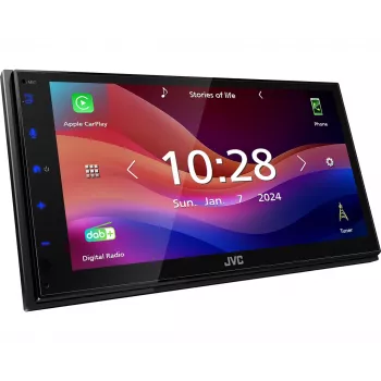 Autorrádio JVC KW-M695DBW Preto Wi-Fi 200 W Bluetooth