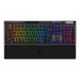 MSI Strike Pro Teclado gaming mecânico silencioso sem fios, disposição DE (QWERTZ), preto