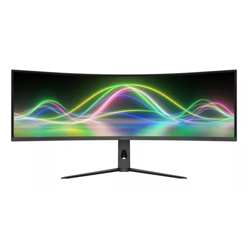 Monitor LC-Power LC-M49QCK 49 polegadas Dual QHD (5120×1440) Curved VA LCD, 3 ms, 32:9, VESA, altura ajustável, preto