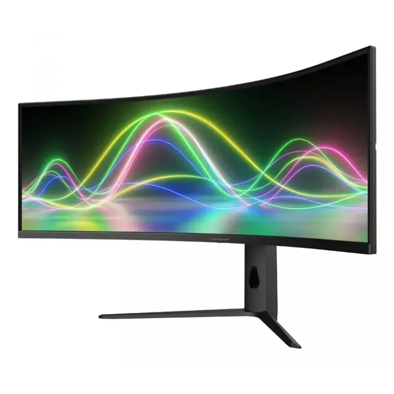 Monitor LC-Power LC-M49QCK 49 polegadas Dual QHD (5120×1440) Curved VA LCD, 3 ms, 32:9, VESA, altura ajustável, preto