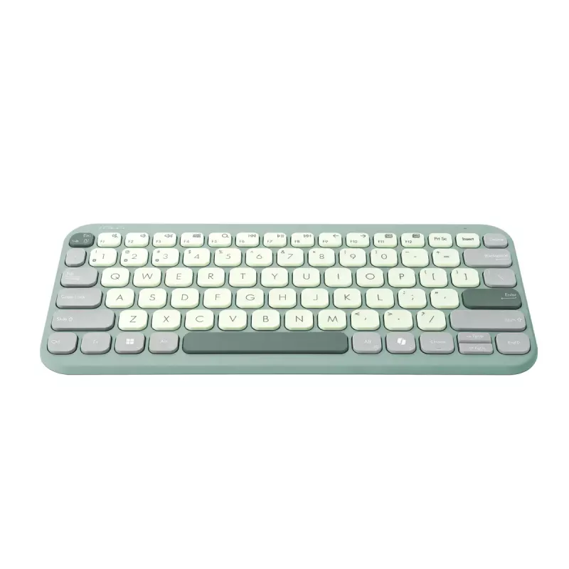 ASUS KW100 /GN/GE/81 Teclado Home Bluetooth QWERTZ alemão verde, verde-claro