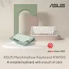ASUS KW100 /GN/GE/81 Teclado Home Bluetooth QWERTZ alemão verde, verde-claro