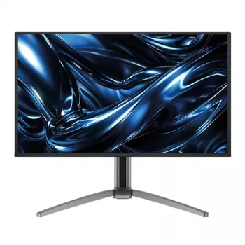 Monitor de computador LC-Power LC-M27UO 26,5 polegadas QD-OLED 3840×2160 4K Ultra HD, 0,03 ms, USB-C, VESA, antracite/preto