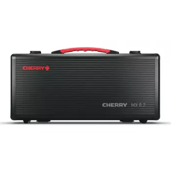 Teclado mecânico gaming CHERRY XTRFY Cherry MX 8.2 TKL Wireless — Tenkeyless, QWERTZ, USB + RF + Bluetooth, RGB, Preto