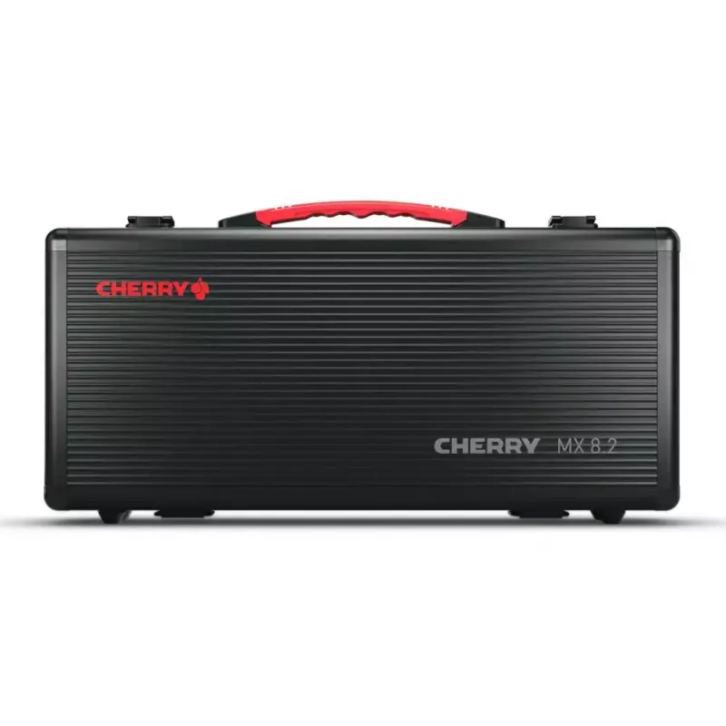 Teclado mecânico gaming CHERRY XTRFY Cherry MX 8.2 TKL Wireless — Tenkeyless, QWERTZ, USB + RF + Bluetooth, RGB, Preto