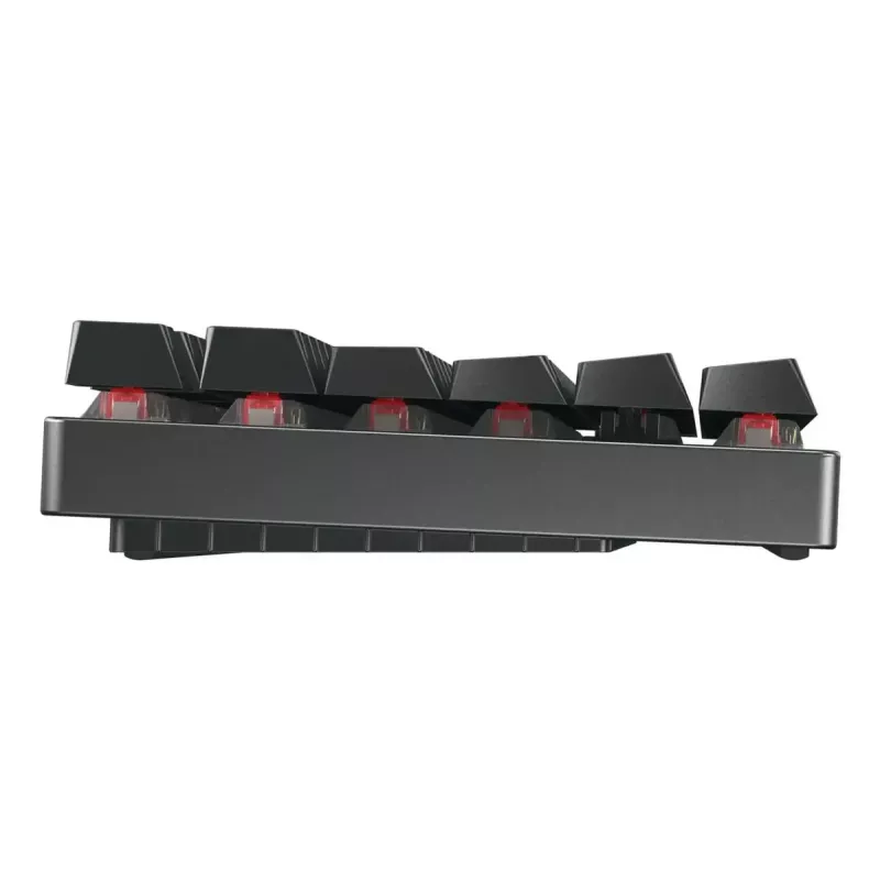 Teclado mecânico gaming CHERRY XTRFY Cherry MX 8.2 TKL Wireless — Tenkeyless, QWERTZ, USB + RF + Bluetooth, RGB, Preto