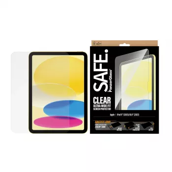 PanzerGlass SAFE. SA34342 película de proteção de ecrã para iPad 11 polegadas (2025) / iPad 10,9 polegadas (2022), Ultra-Wide Fit com ferramenta Fastfit, vidro temperado