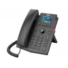 Telefone IP Fanvil X303-2 preto 4 linhas LCD auscultador com fios