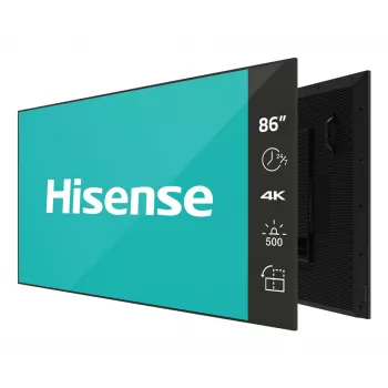 Televisor inteligente Hisense 86 polegadas E5QTUK QLED FHD com Freely, Digital A-board, 2,18 m (86 polegadas), 3840 x 2160 píxeis, Wi-Fi, 24/7
