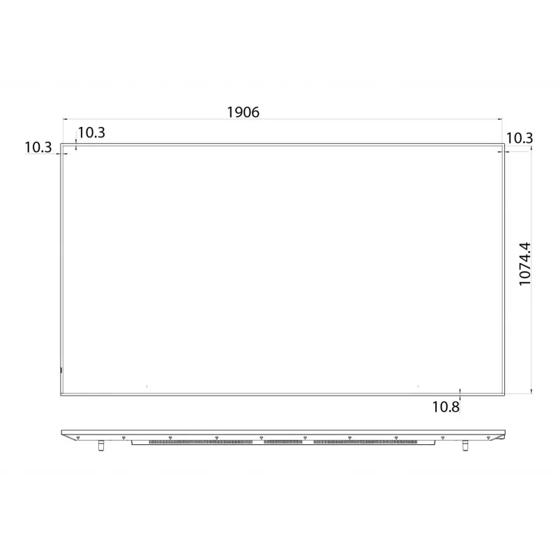 Televisor inteligente Hisense 86 polegadas E5QTUK QLED FHD com Freely, Digital A-board, 2,18 m (86 polegadas), 3840 x 2160 píxeis, Wi-Fi, 24/7