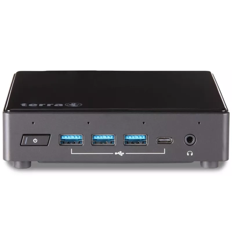 TERRA PC-Micro 3100 Silent Greenline Intel® Celeron® N5100 8 GB DDR4-SDRAM 240 GB SSD Windows 11 Pro Micro PC preto