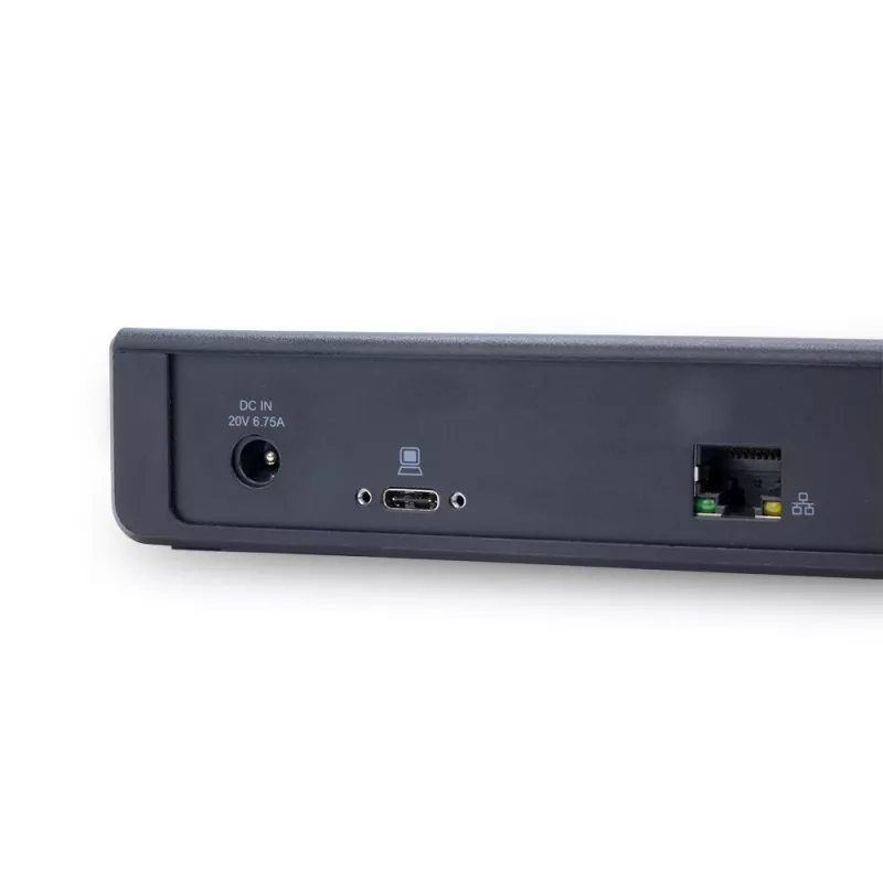 Docking station/replicador de portas para portátil TERRA 1480374 com fios USB 3.2 Gen 1 (3.1 Gen 1) Type-C preto