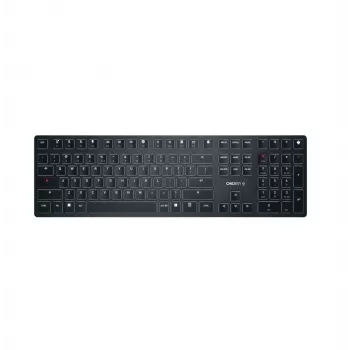 Teclado CHERRY KW X ULP universal USB + RF Wireless + Bluetooth QWERTY US International preto