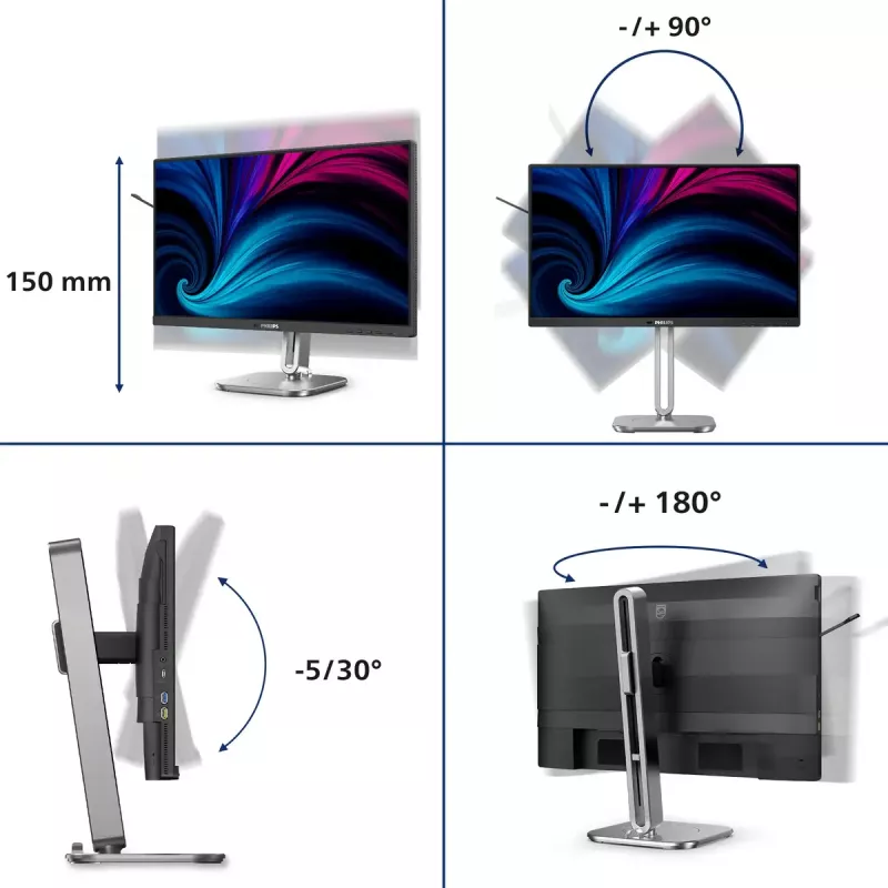 Monitor Philips 4000 series 24B2U4301/00 60,5 cm (23,8