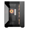 Caixa PC Midi-Tower COUGAR FV150 ARGB — Preto, ATX/MicroATX/Mini-ITX, 3x120 mm frente + 1x120 mm traseira, 2x3,5 polegadas & 2x2,5 polegadas baías