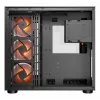 Caixa PC Midi-Tower COUGAR FV150 ARGB — Preto, ATX/MicroATX/Mini-ITX, 3x120 mm frente + 1x120 mm traseira, 2x3,5 polegadas & 2x2,5 polegadas baías