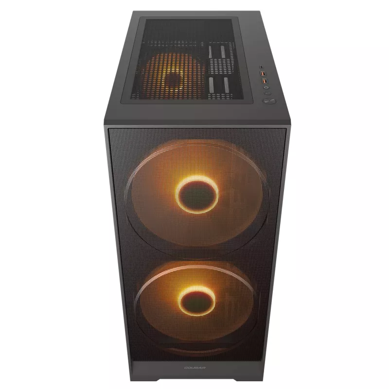 Caixa Midi-Tower COUGAR, Airface 180, ARGB, Preto