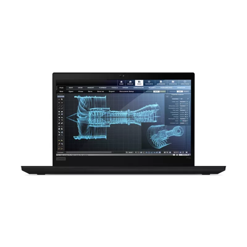 Workstation móvel recondicionada T1A Lenovo ThinkPad P14s Gen 2 — Intel Core i5-1145G7, 14 polegadas FHD, 16 GB DDR4, 256 GB SSD, Windows 11 Pro, Preto