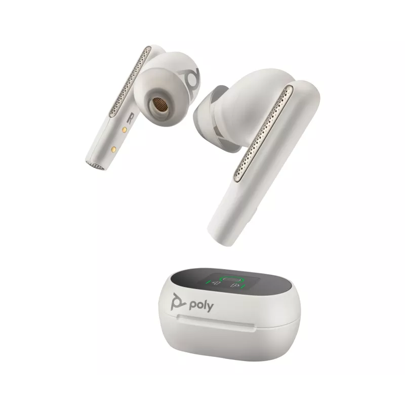 HP Poly Poly Voyager Free 60/60+ Branco auscultadores (2 unid.)