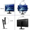 Philips 3000 series 24B2U3301D/00 Monitor de computador 61,2 cm (24,1 polegadas) 1920 x 1200 píxeis WUXGA LCD Preto