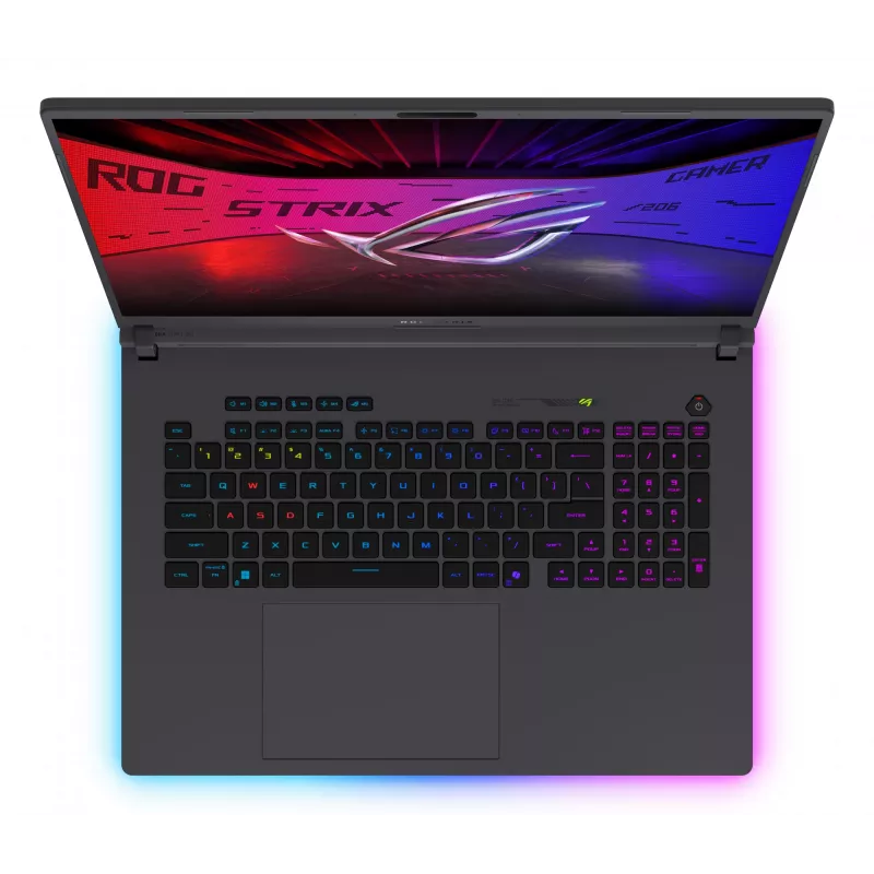 ASUS ROG Strix G18 G815LW-S9016W Portátil Intel Core Ultra 9 275HX 45,7 cm (18 polegadas) WQXGA 32 GB DDR5-SDRAM 2 TB SSD NVIDIA GeForce RTX 5080 Wi-Fi 7 (802.11be) Windows 11 Home Verde, Cinzento