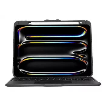 Targus VersaVu Capa com teclado Bluetooth e trackpad em espanhol para iPad 13 polegadas, Preto