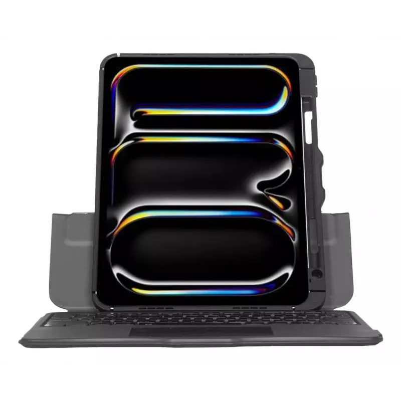Targus VersaVu Capa com teclado Bluetooth e trackpad em espanhol para iPad 13 polegadas, Preto