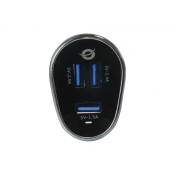 Conceptronic CARDEN06B Carregador móvel Universal Preto Isqueiro de automóvel