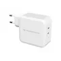 Conceptronic ALTHEA Carregador 2 portas 100W GaN USB-C PD, Interior, Corrente alternada, 5 V, 5 A, Branco