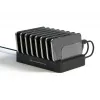 Conceptronic OZUL Estação de carregamento 8 portas 75W USB PD, Interior, AC, 12 V, Preto