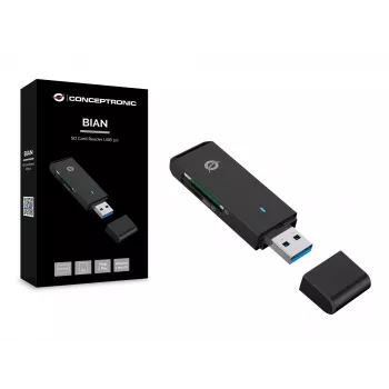 Conceptronic BIAN Leitor de cartões SD USB 3.0