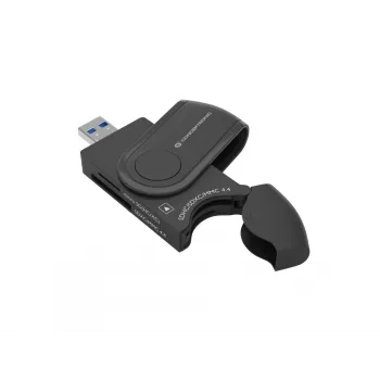 Conceptronic StreamVault BIAN04B Leitor de cartões USB 3.2 Gen 1 (3.1 Gen 1) Type-A Preto