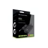 Conceptronic OZUL03BUK Carregador de secretária 100W GaN USB PD, cabo USB-C integrado, ficha UK
