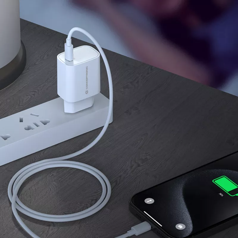 Carregador Conceptronic 1 porta 20W USB-C PD