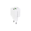 Conceptronic Carregador 2 portas 20W GaN USB PD, USB-C x 1, USB-A x 1 ALTHEA15W