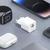Conceptronic Carregador 2 portas 20W GaN USB PD, USB-C x 1, USB-A x 1 ALTHEA15W